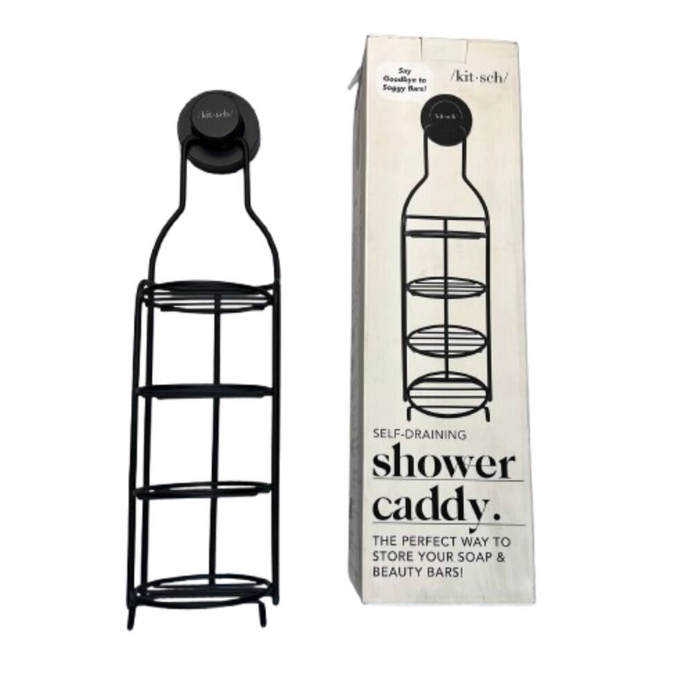 Kitsch Self-Draining Shower Caddy New in Box